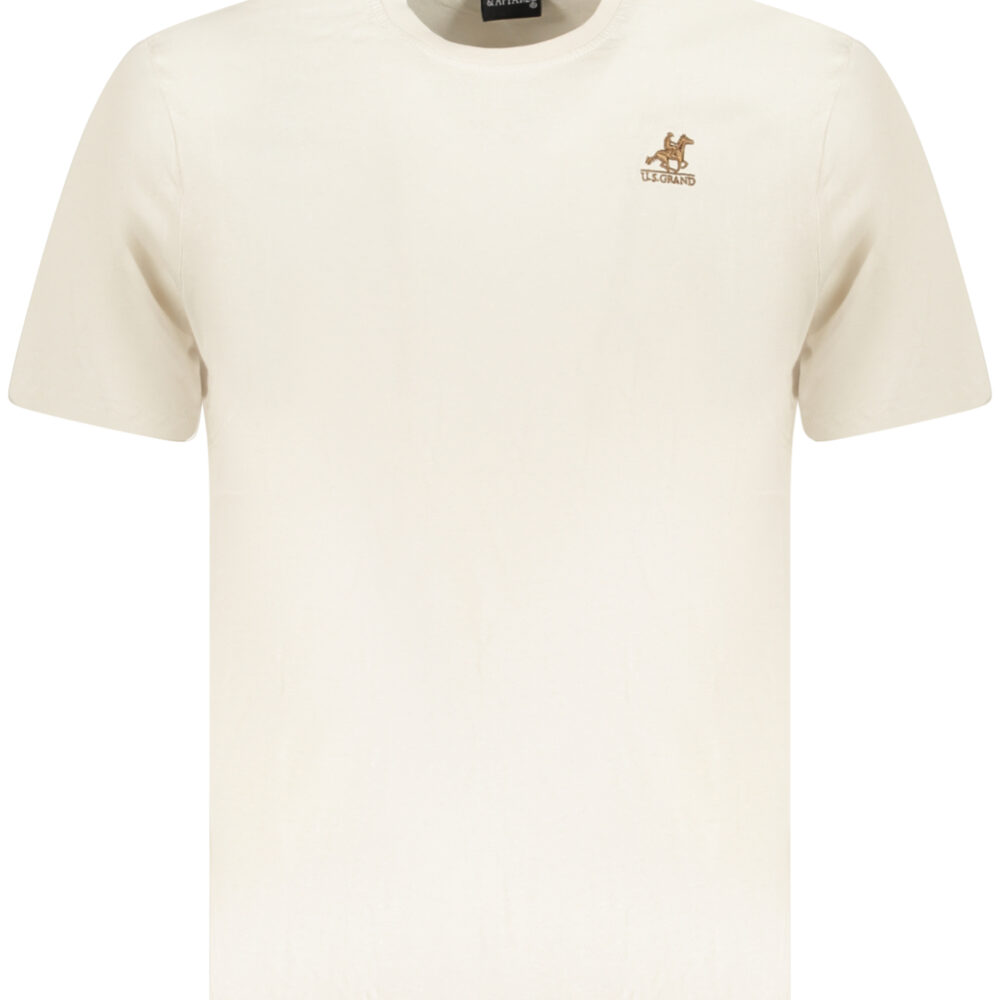 U.S. GRAND POLO T-SHIRT MANICHE CORTE UOMO BEIGE