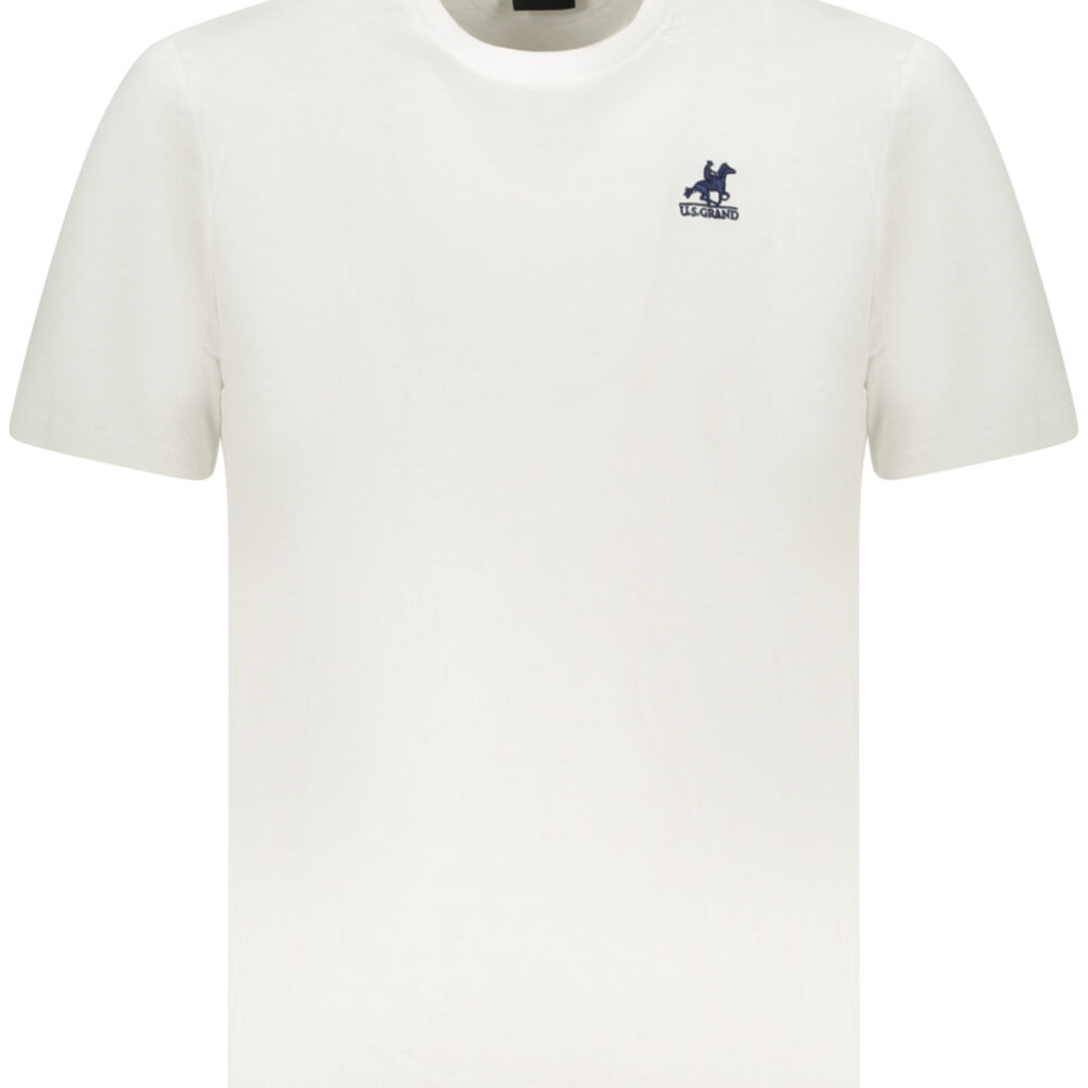 U.S. GRAND POLO T-SHIRT MANICHE CORTE UOMO BIANCO