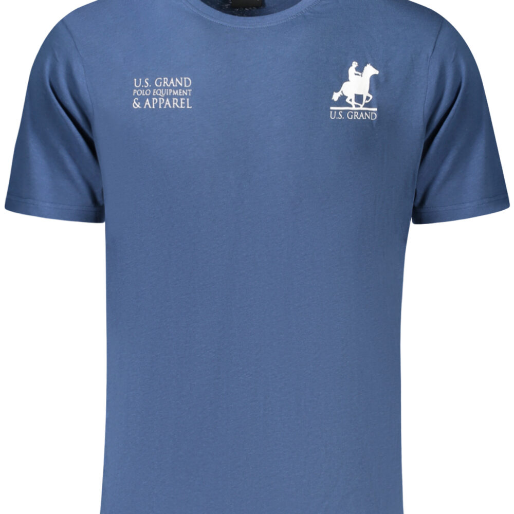 U.S. GRAND POLO T-SHIRT MANICHE CORTE UOMO BLU
