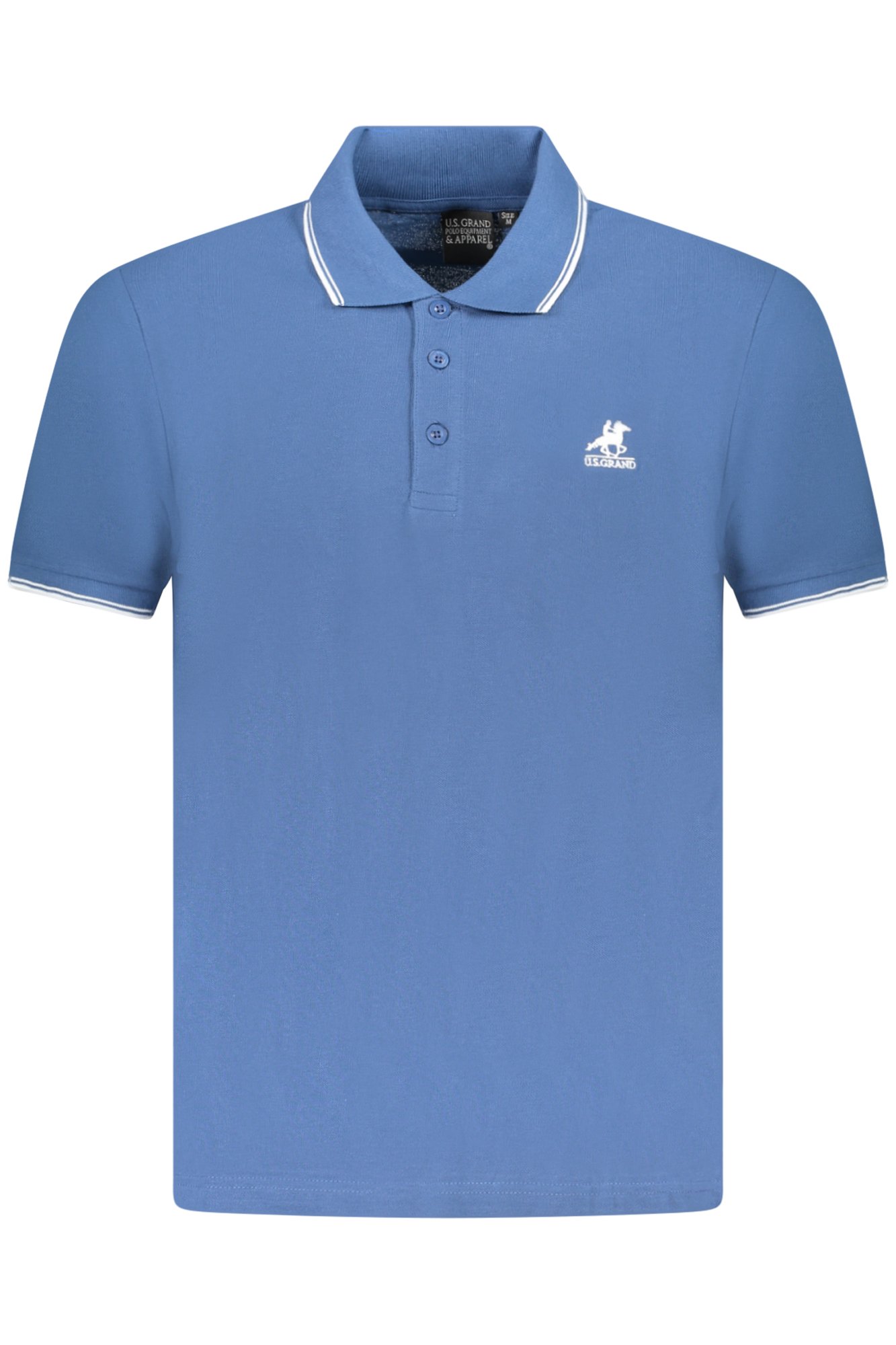 U.S. GRAND POLO POLO MANICHE CORTE UOMO BLU