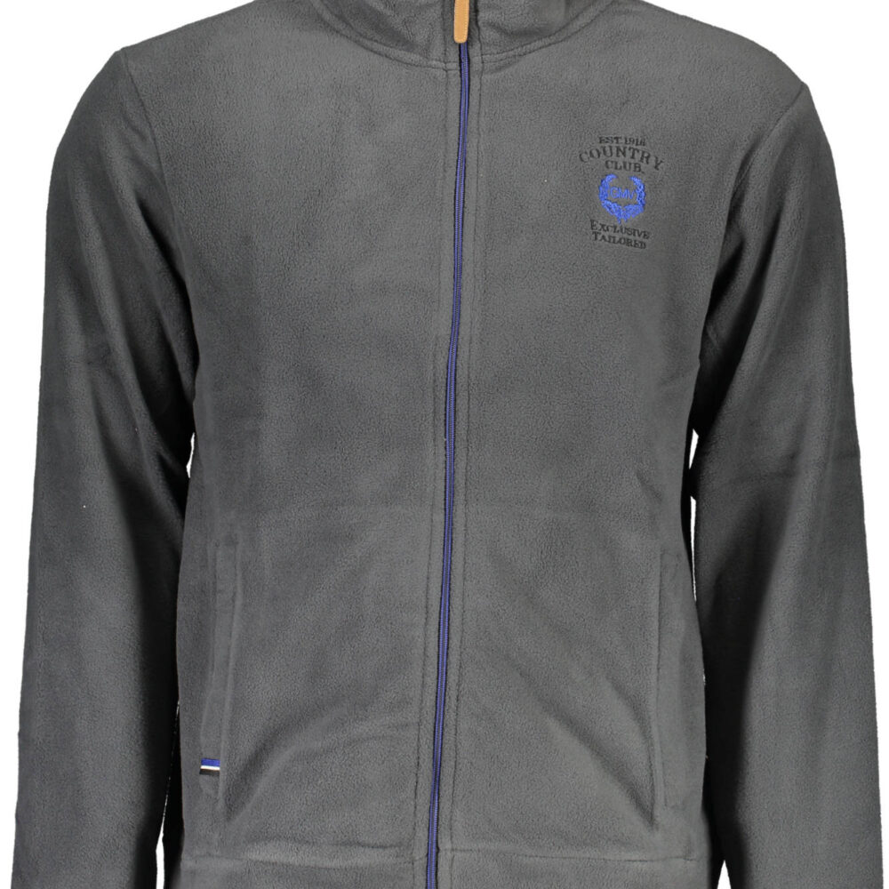 GIAN MARCO VENTURI FELPA CON ZIP UOMO BLU