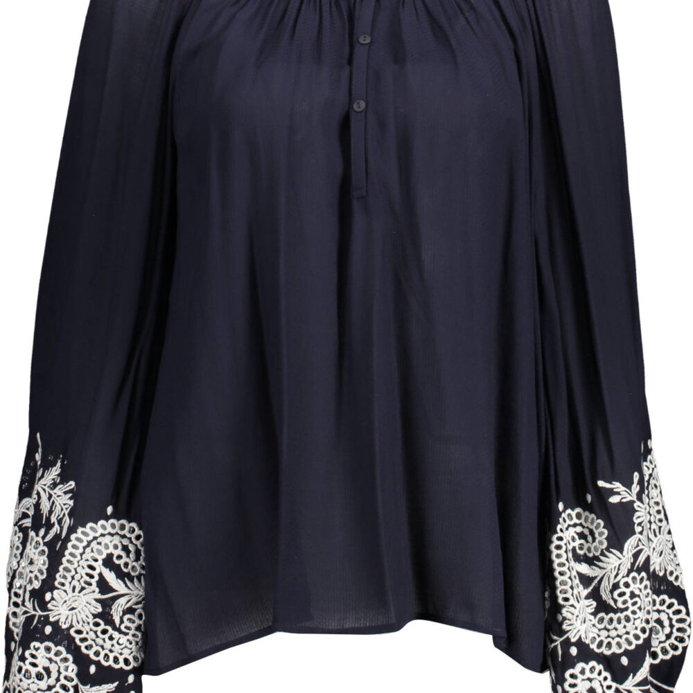 KOCCA CAMICIA MANICHE LUNGHE DONNA BLU