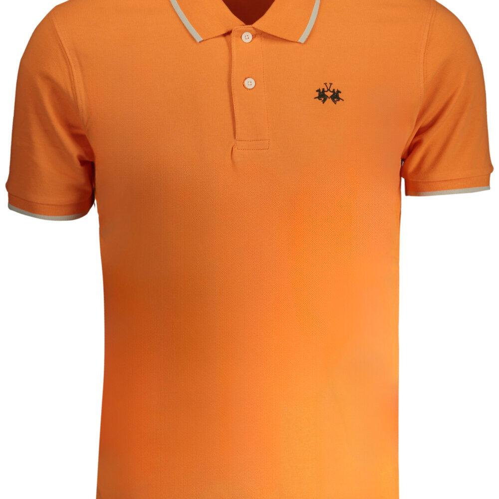 LA MARTINA POLO MANICHE CORTE UOMO ARANCIO