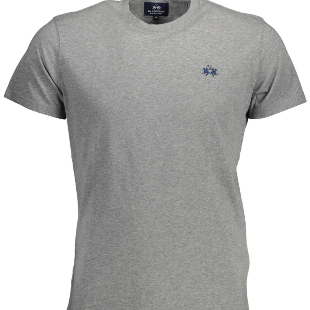 LA MARTINA T-SHIRT MANICHE CORTE UOMO GRIGIO