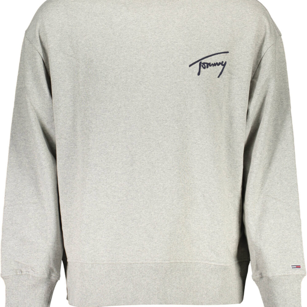 TOMMY HILFIGER FELPA SENZA ZIP UOMO GRIGIO