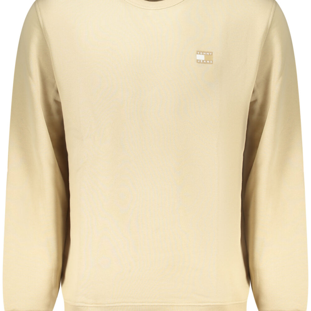 TOMMY HILFIGER FELPA SENZA ZIP UOMO BEIGE