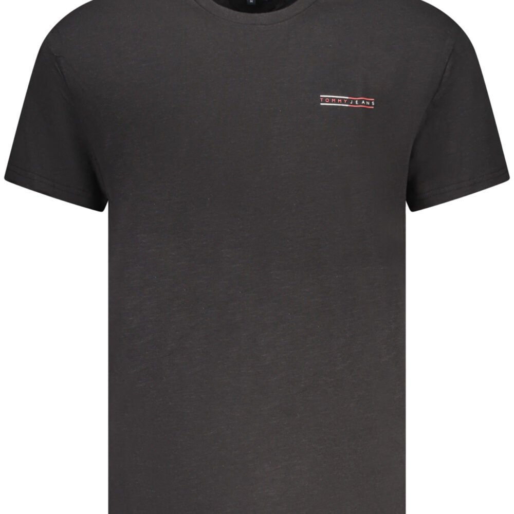 TOMMY HILFIGER T-SHIRT MANICHE CORTE UOMO NERO