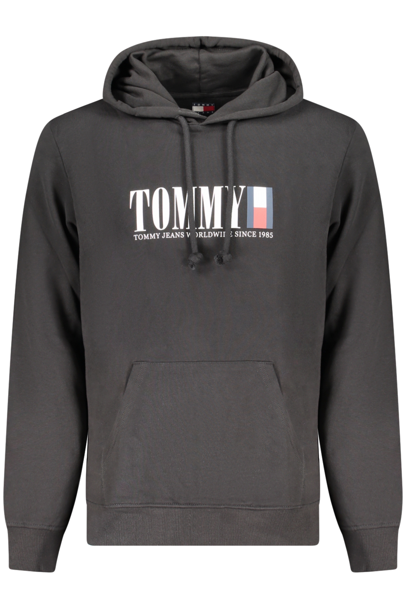 TOMMY HILFIGER FELPA SENZA ZIP UOMO NERO
