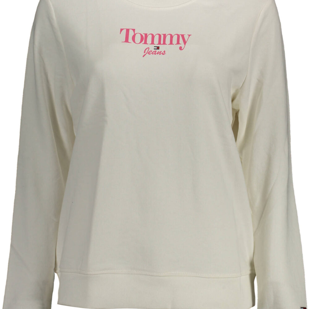 TOMMY HILFIGER FELPA SENZA ZIP DONNA BIANCO
