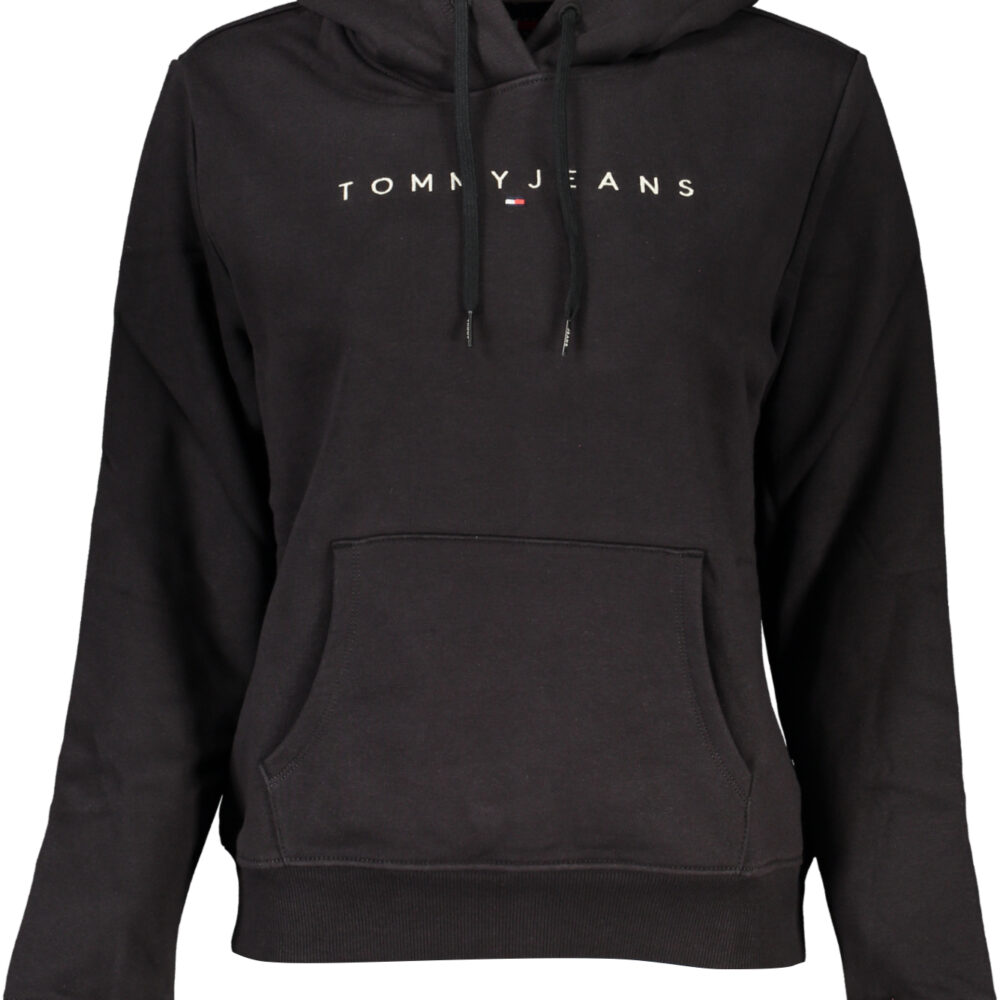 TOMMY HILFIGER FELPA SENZA ZIP DONNA NERO