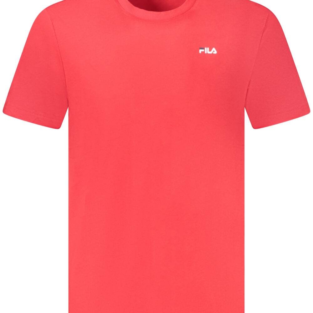 FILA T-SHIRT MANICHE CORTE UOMO ROSSO