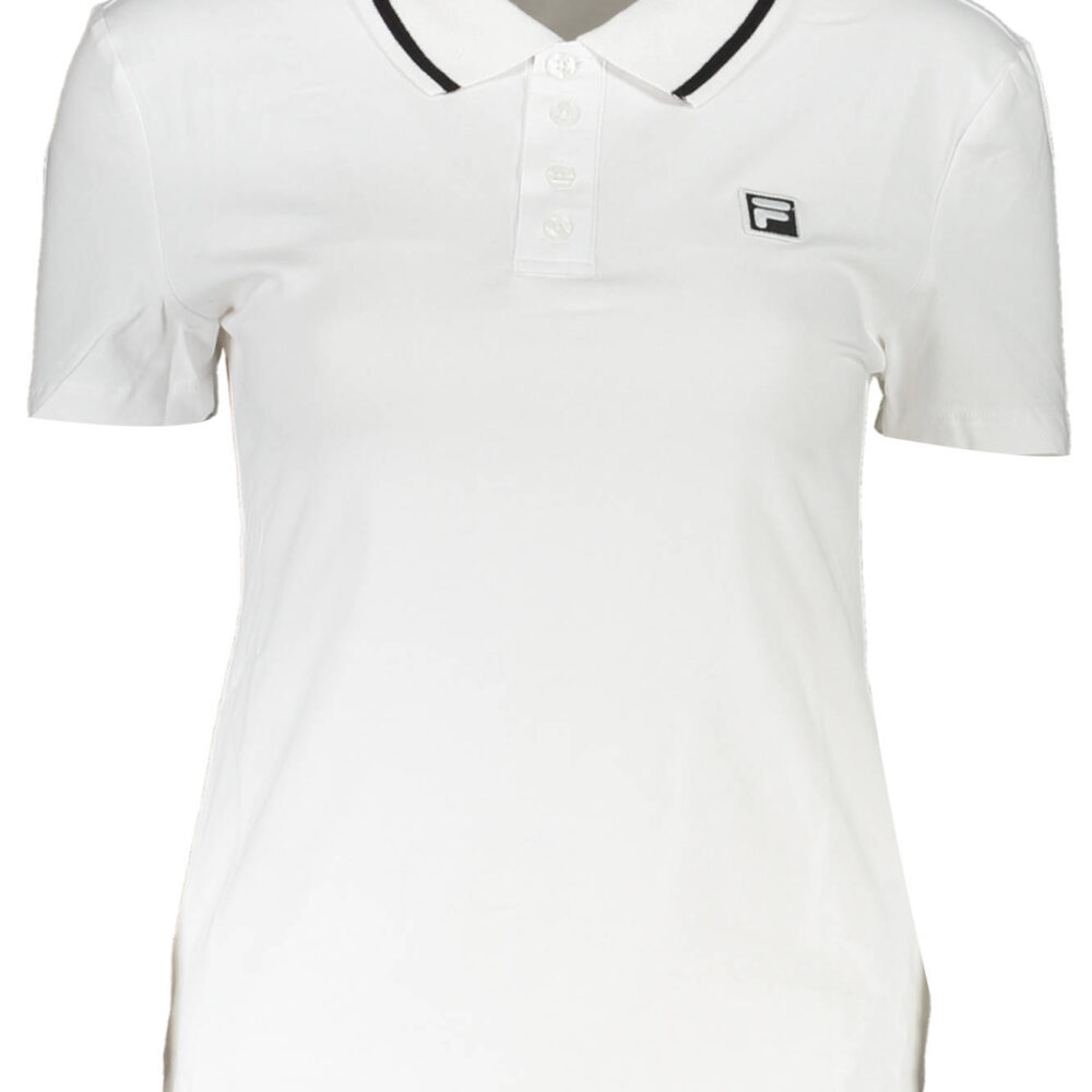 FILA POLO MANICHE CORTE DONNA BIANCO