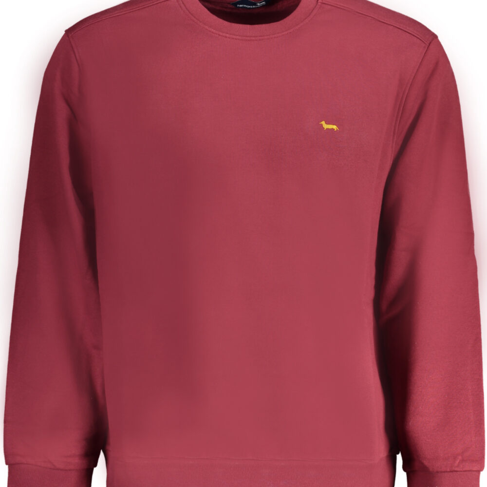 HARMONT & BLAINE FELPA SENZA ZIP UOMO ROSSO