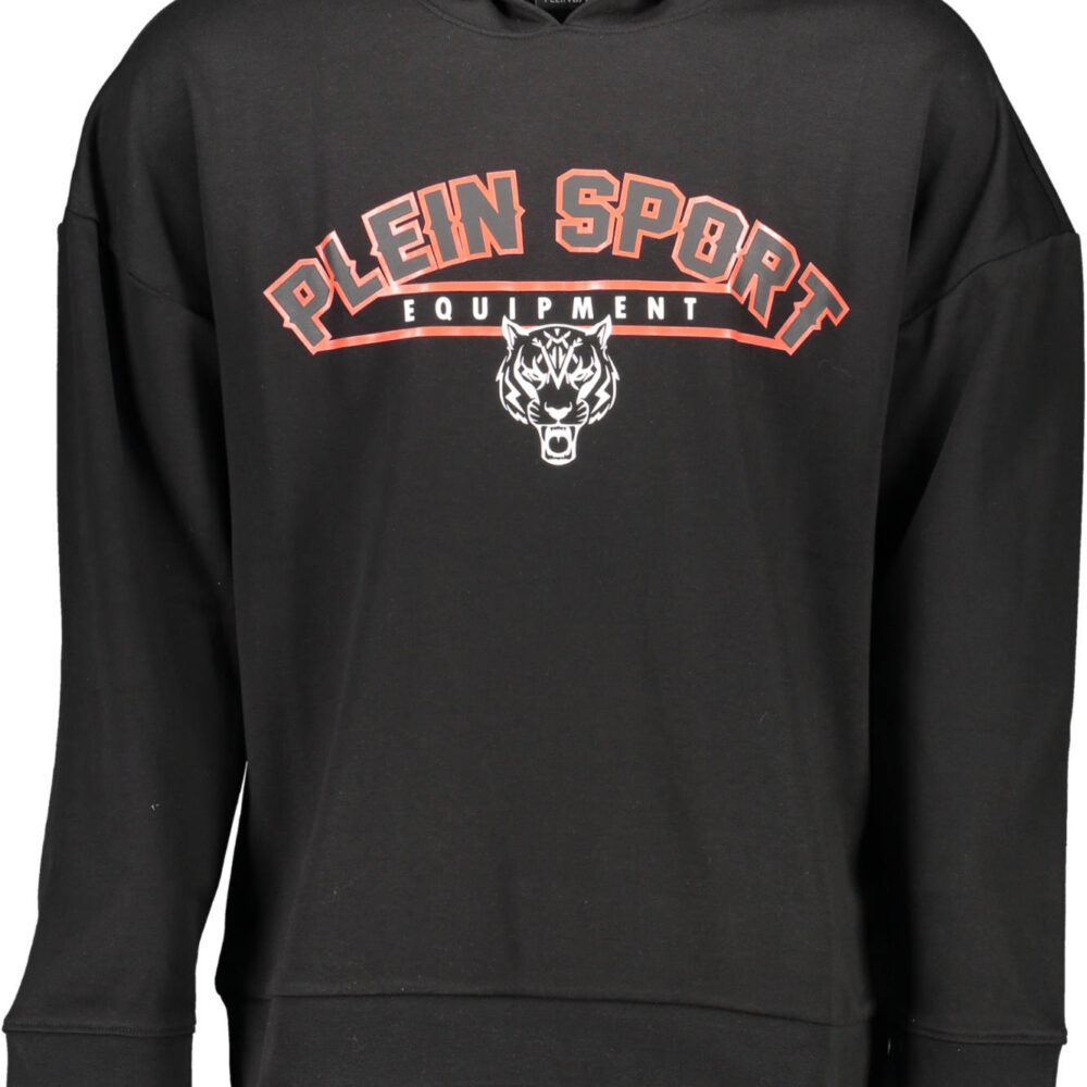 PLEIN SPORT FELPA SENZA ZIP UOMO NERO