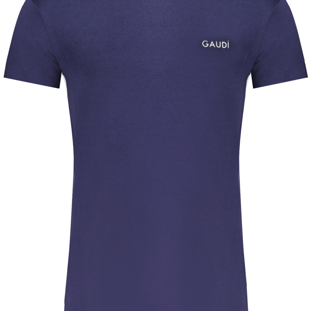 GAUDÌ T-SHIRT MANICHE CORTE UOMO BLU