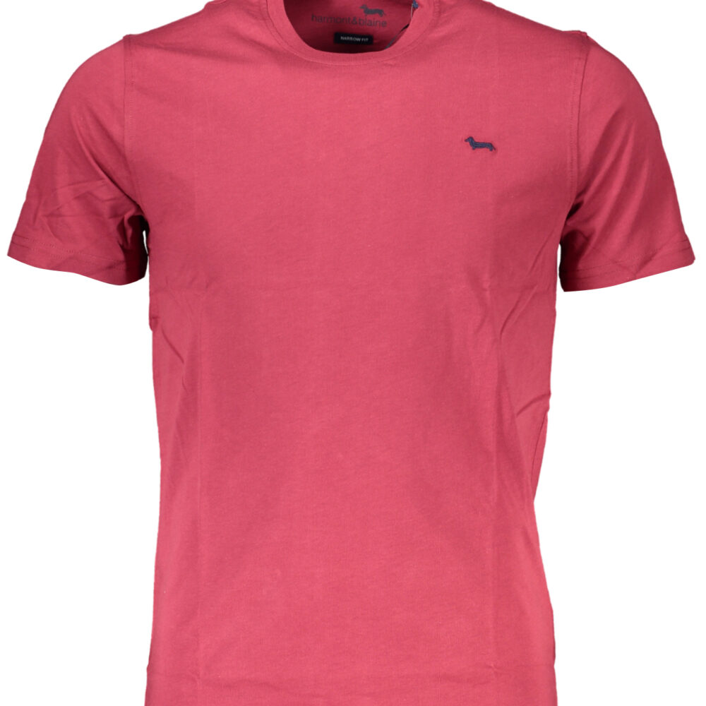 HARMONT & BLAINE T-SHIRT MANICHE CORTE UOMO ROSSO