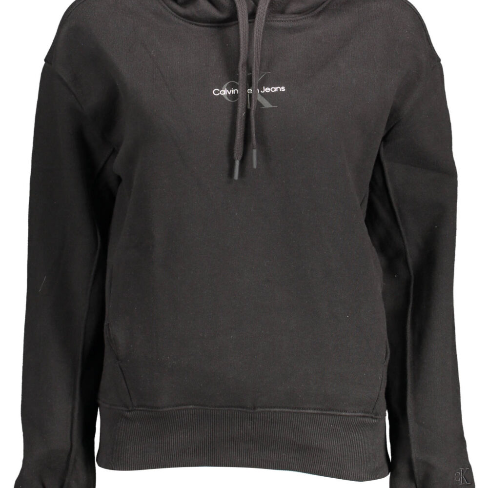 CALVIN KLEIN FELPA SENZA ZIP DONNA NERO