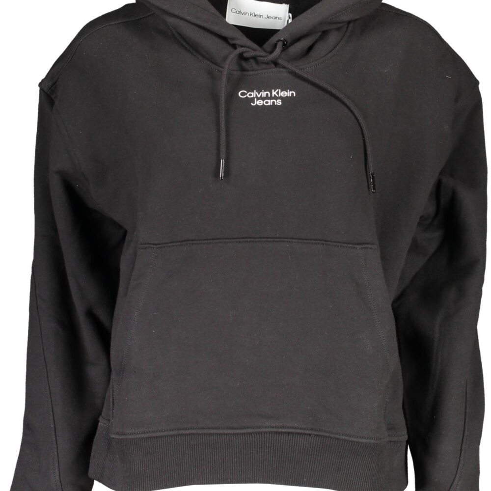 CALVIN KLEIN FELPA SENZA ZIP DONNA NERO