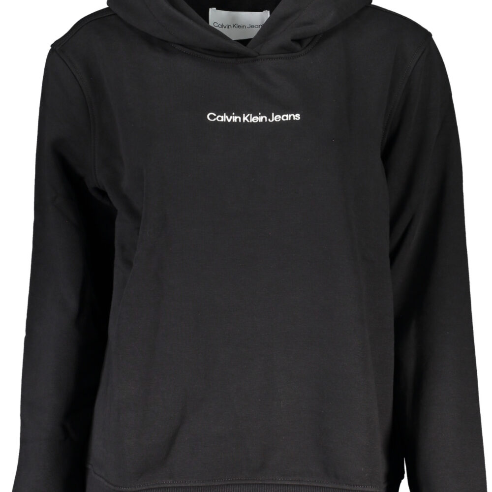 CALVIN KLEIN FELPA SENZA ZIP DONNA NERO