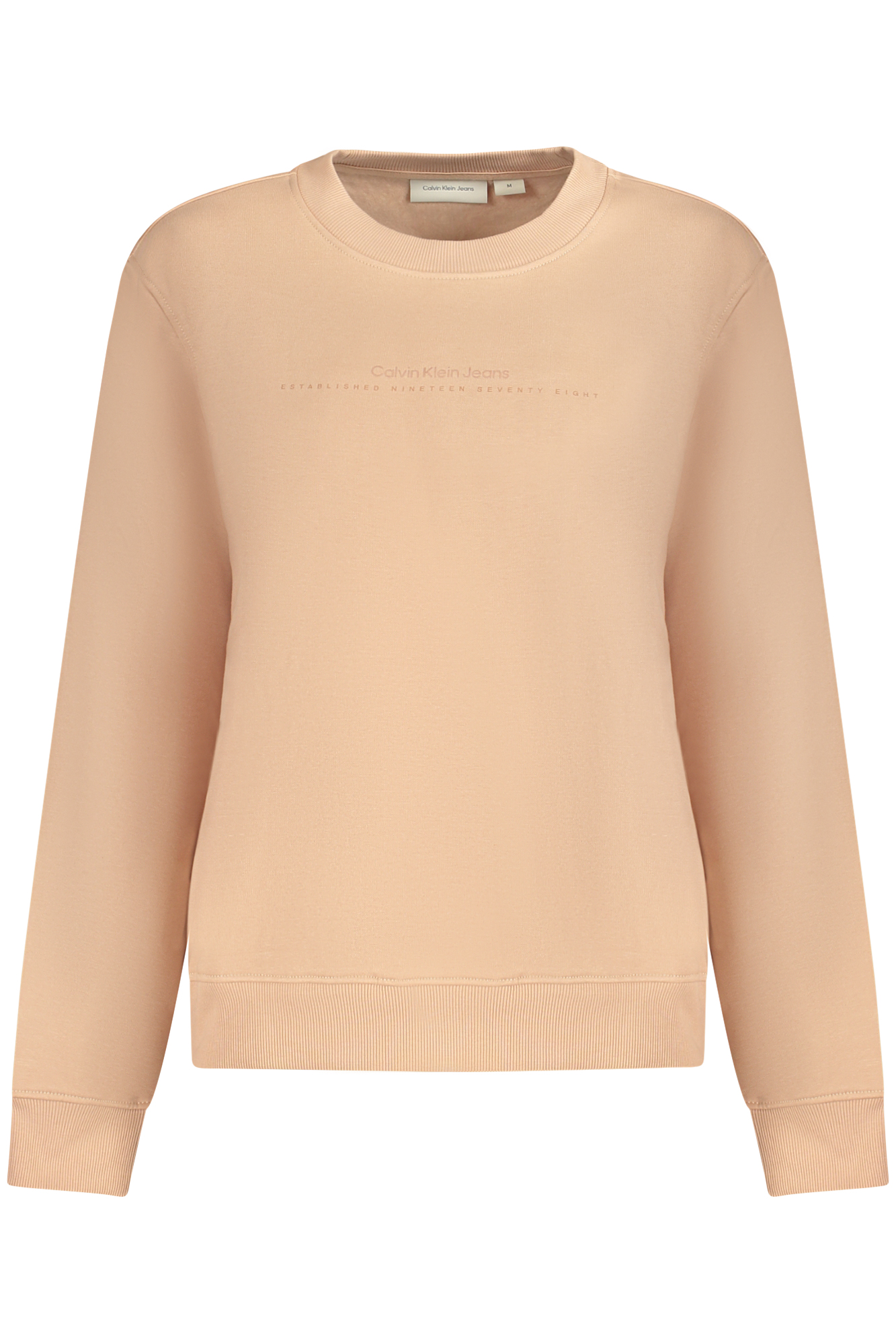 CALVIN KLEIN FELPA SENZA ZIP DONNA ROSA