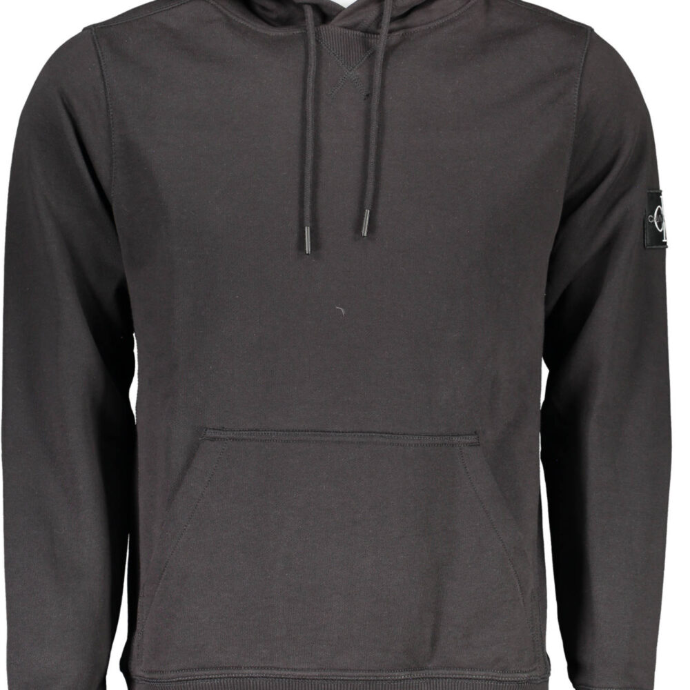 CALVIN KLEIN FELPA SENZA ZIP UOMO NERO