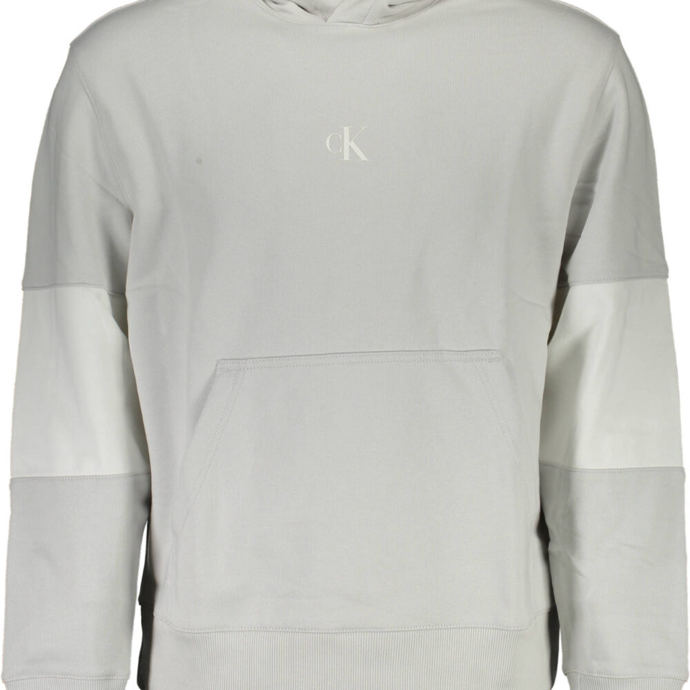 CALVIN KLEIN FELPA SENZA ZIP UOMO GRIGIO