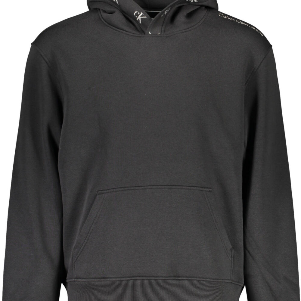 CALVIN KLEIN FELPA SENZA ZIP UOMO NERO