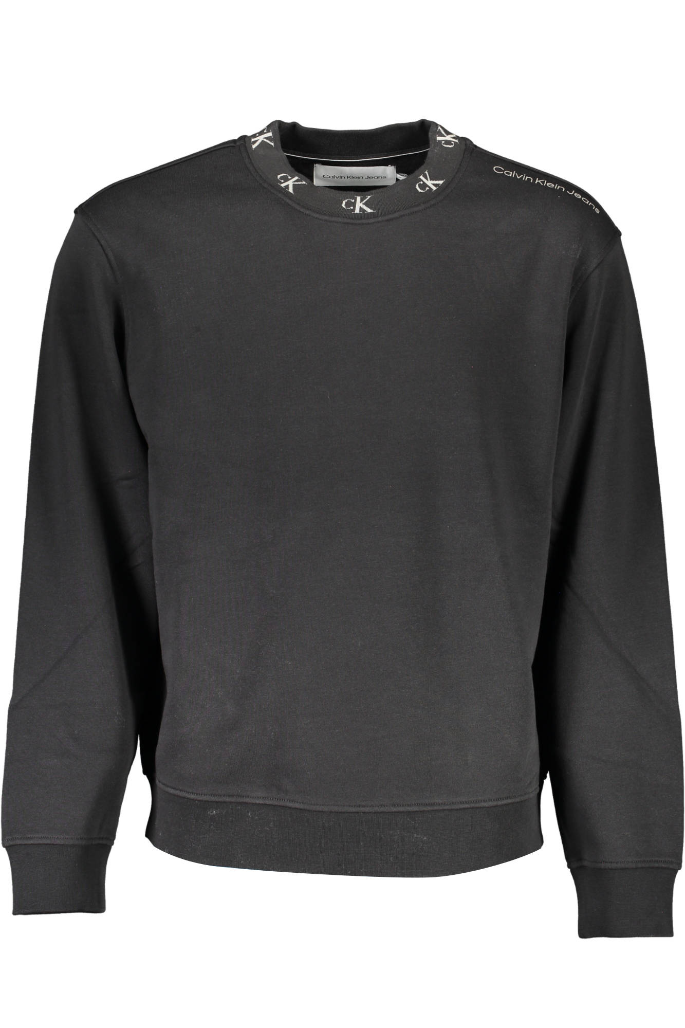 CALVIN KLEIN FELPA SENZA ZIP UOMO NERO