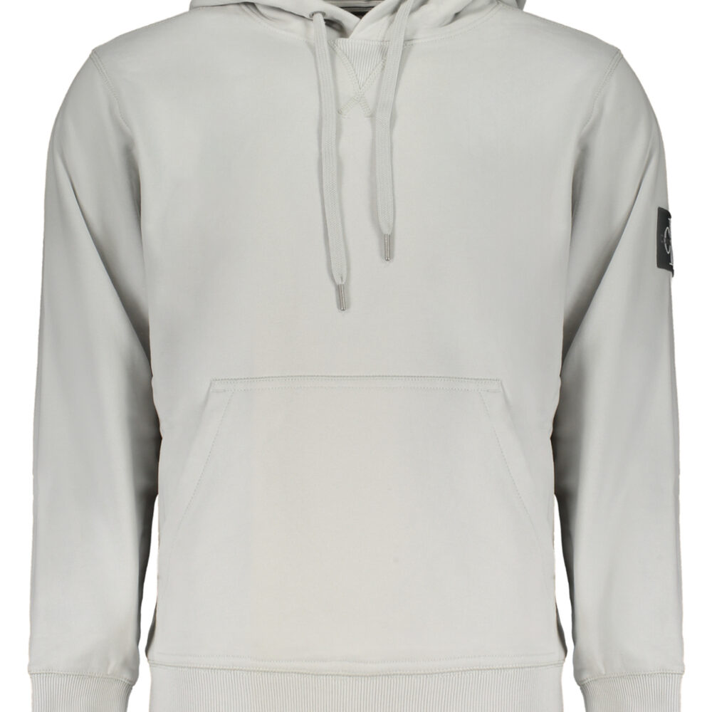 CALVIN KLEIN FELPA SENZA ZIP UOMO GRIGIO