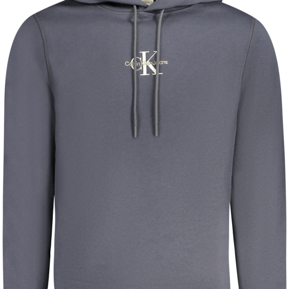 CALVIN KLEIN FELPA SENZA ZIP UOMO BLU