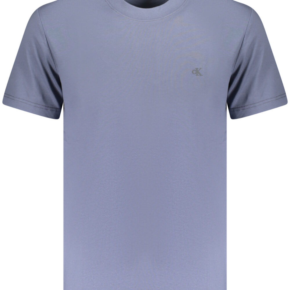 CALVIN KLEIN T-SHIRT MANICHE CORTE UOMO BLU