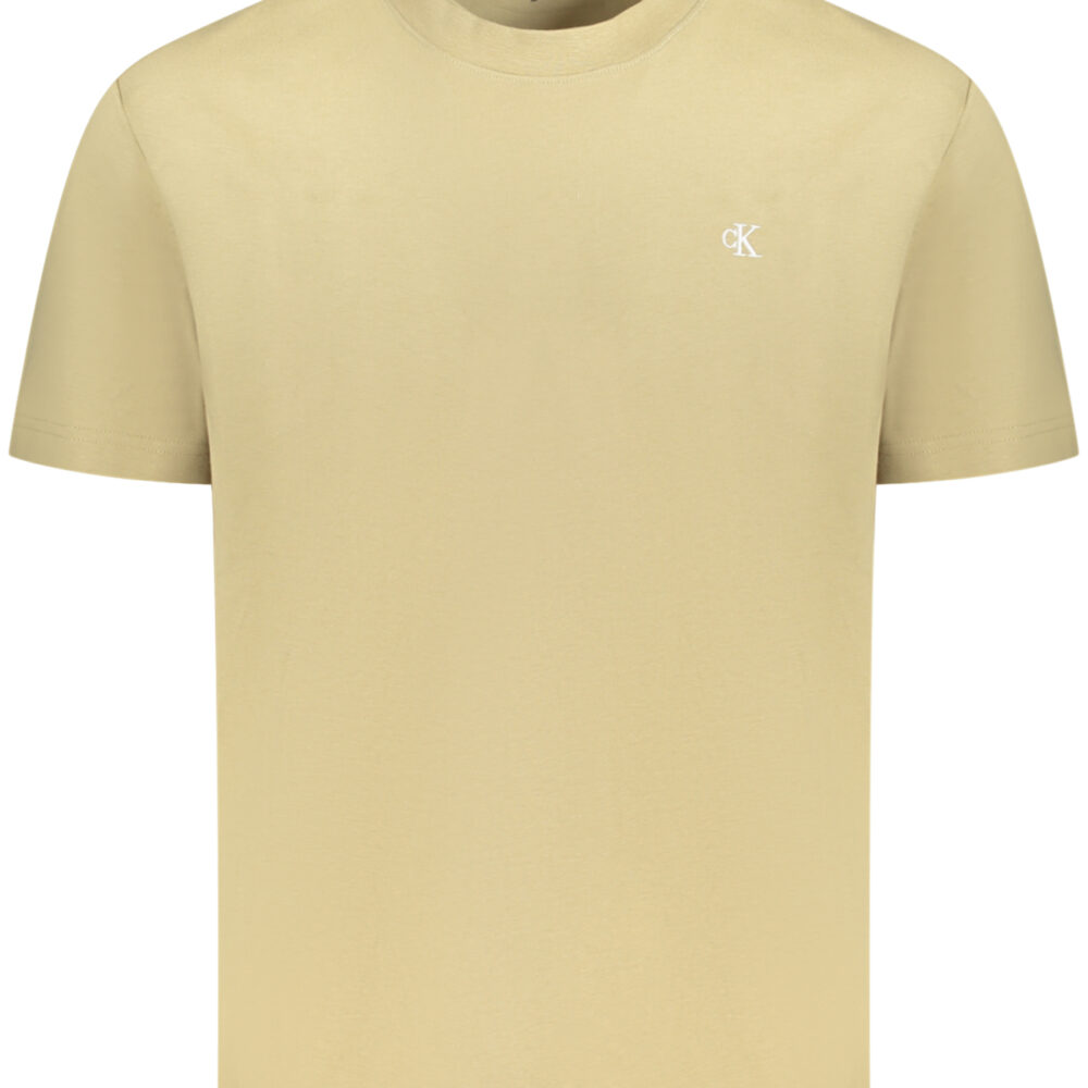 CALVIN KLEIN T-SHIRT MANICHE CORTE UOMO VERDE