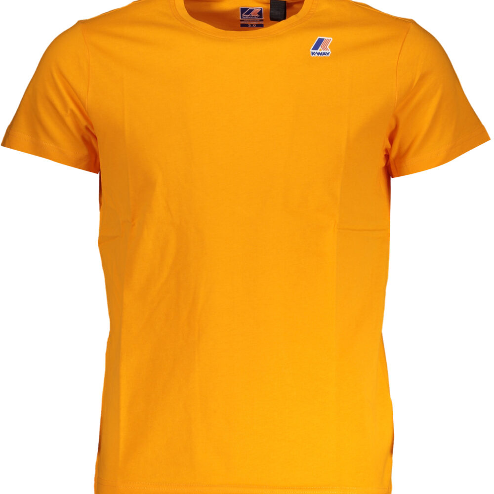 K-WAY T-SHIRT MANICHE CORTE UOMO ARANCIO