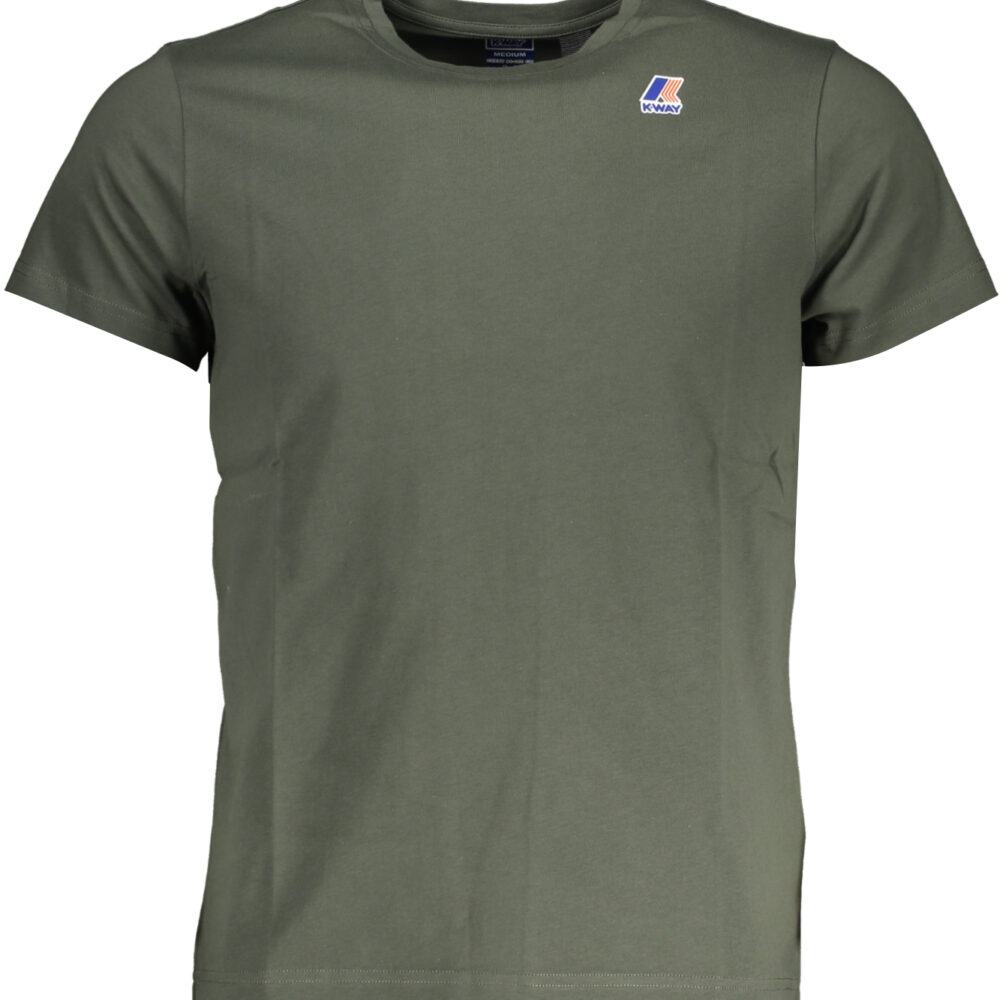 K-WAY T-SHIRT MANICHE CORTE UOMO VERDE