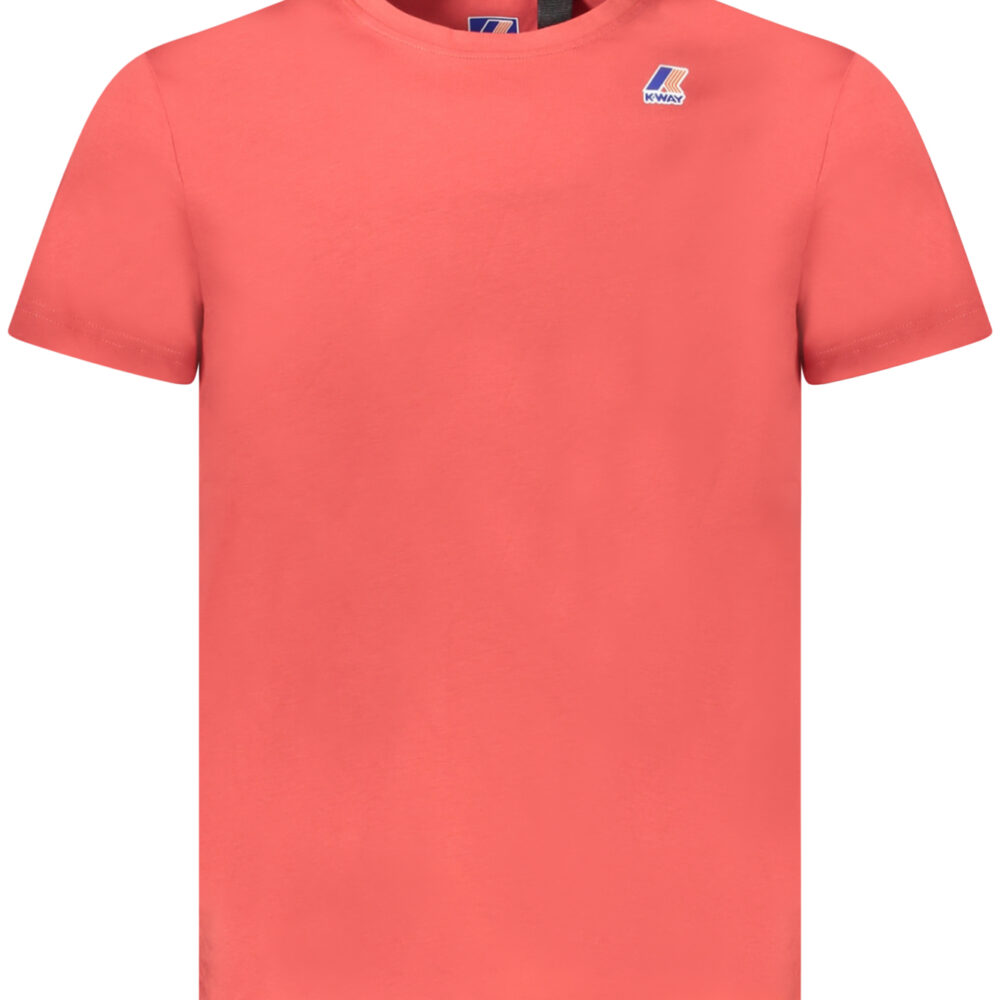 K-WAY T-SHIRT MANICHE CORTE UOMO ROSSO