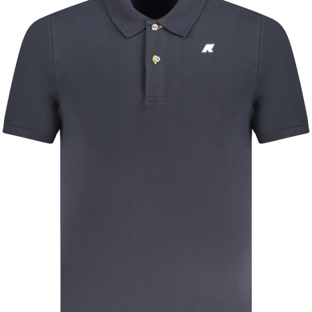 K-WAY POLO MANICHE CORTE UOMO BLU