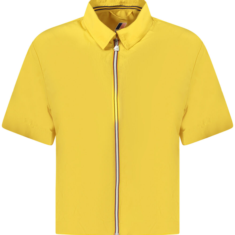 K-WAY CAMICIA MANICHE CORTE DONNA GIALLO