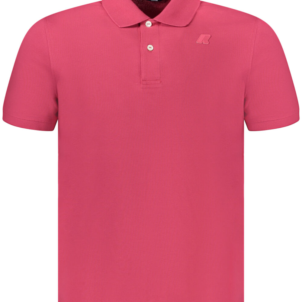 K-WAY POLO MANICHE CORTE UOMO ROSA