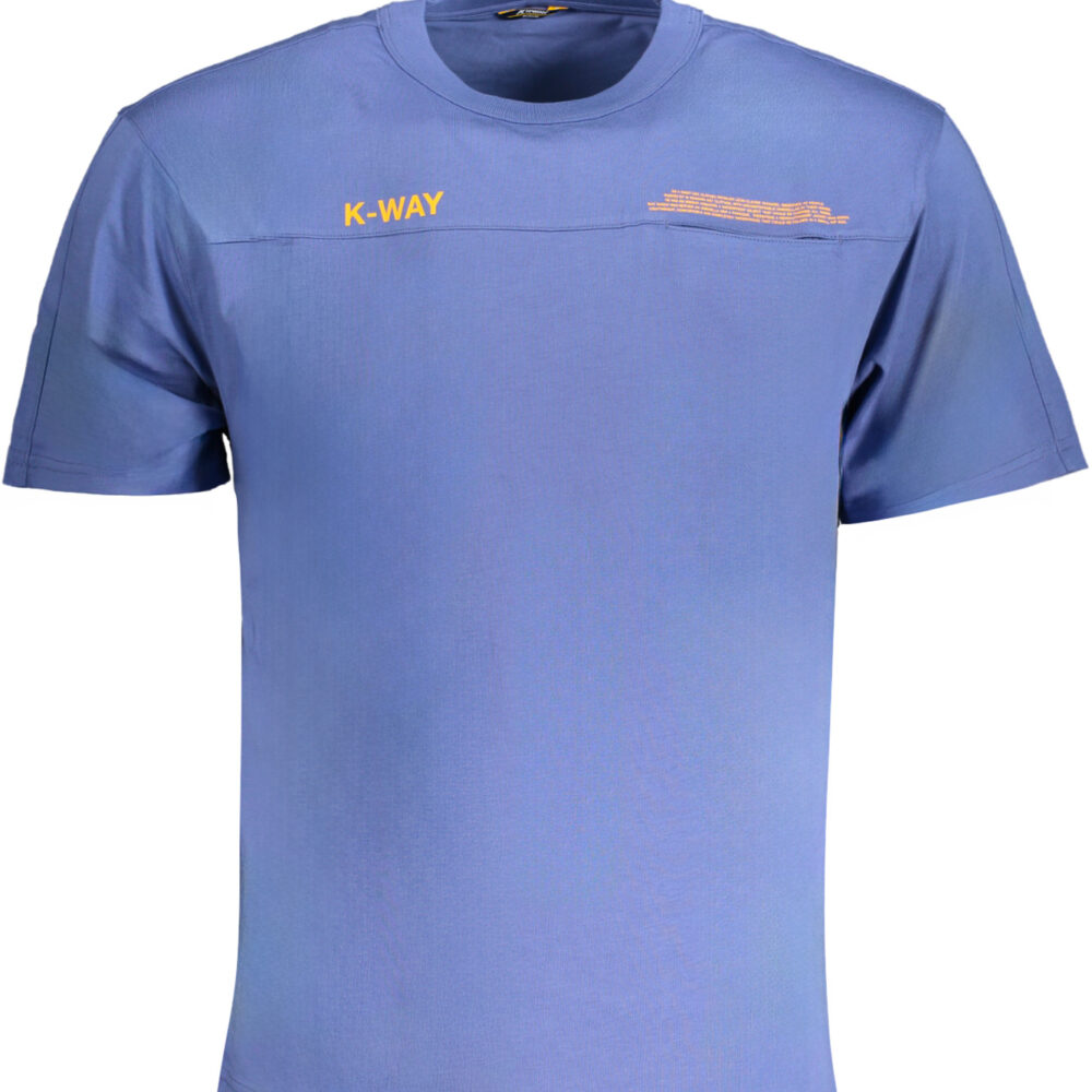 K-WAY T-SHIRT MANICHE CORTE UOMO BLU
