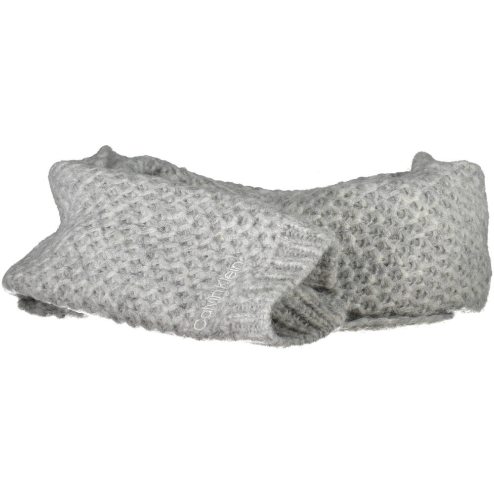 CALVIN KLEIN SCIARPA DONNA GRIGIO
