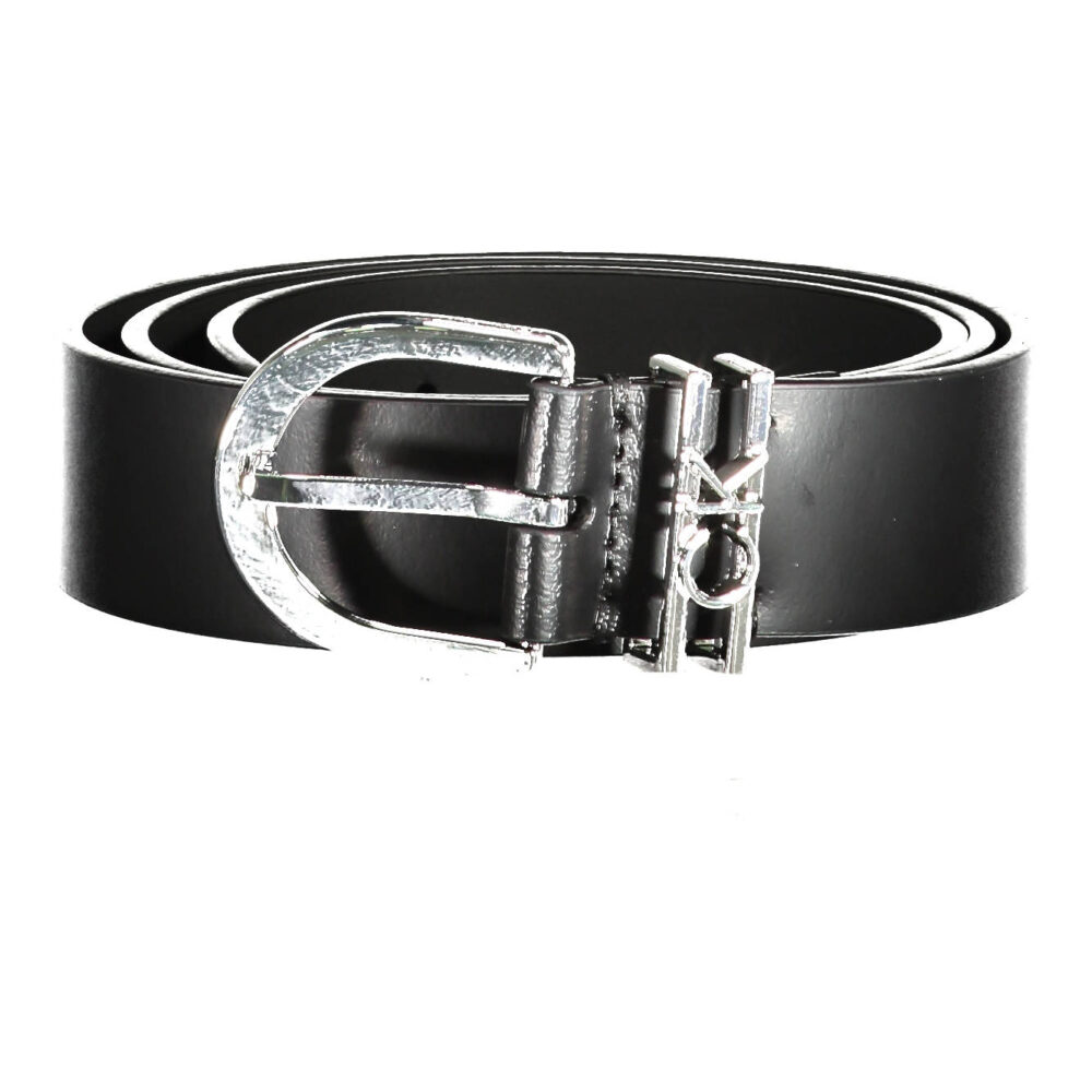 CALVIN KLEIN CINTURA IN PELLE DONNA NERO