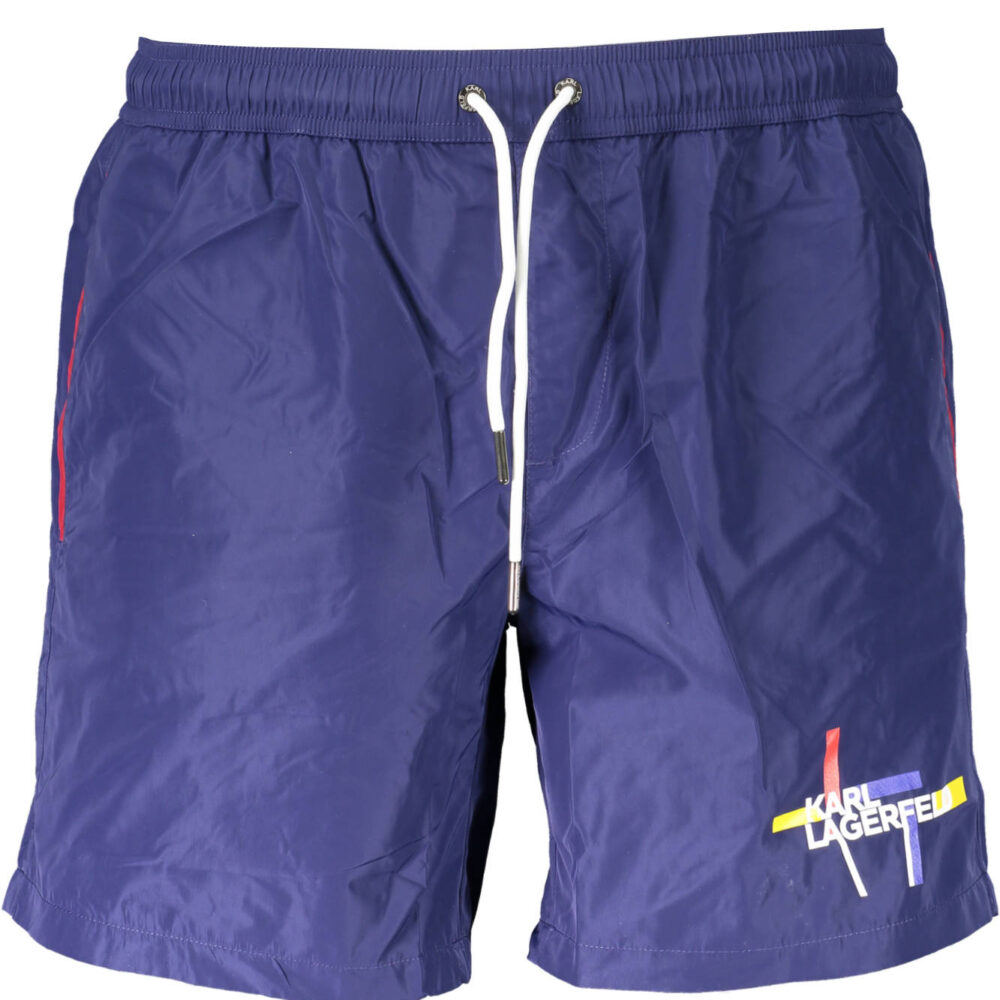 KARL LAGERFELD BEACHWEAR COSTUME PARTE SOTTO UOMO BLU