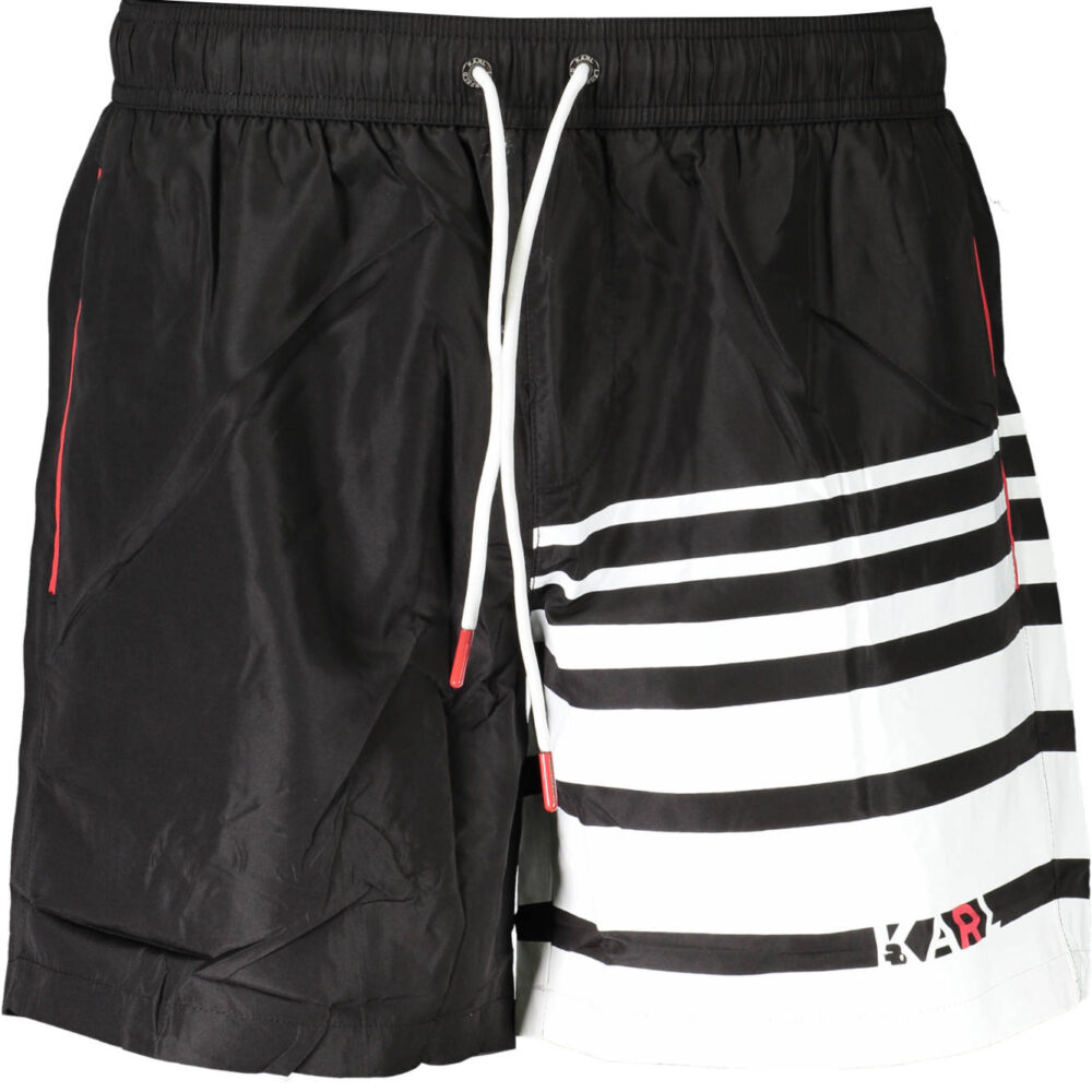KARL LAGERFELD BEACHWEAR COSTUME PARTE SOTTO UOMO NERO
