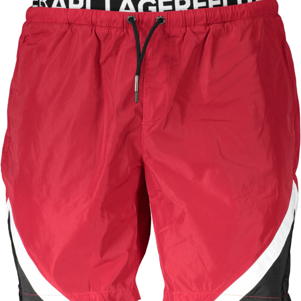 KARL LAGERFELD BEACHWEAR COSTUME PARTE SOTTO UOMO ROSSO