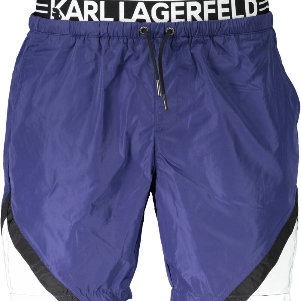 KARL LAGERFELD BEACHWEAR COSTUME PARTE SOTTO UOMO BLU