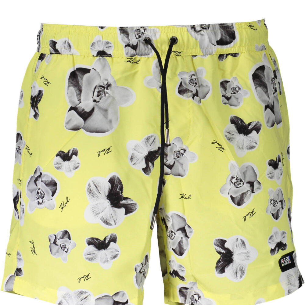 KARL LAGERFELD BEACHWEAR COSTUME PARTE SOTTO UOMO GIALLO
