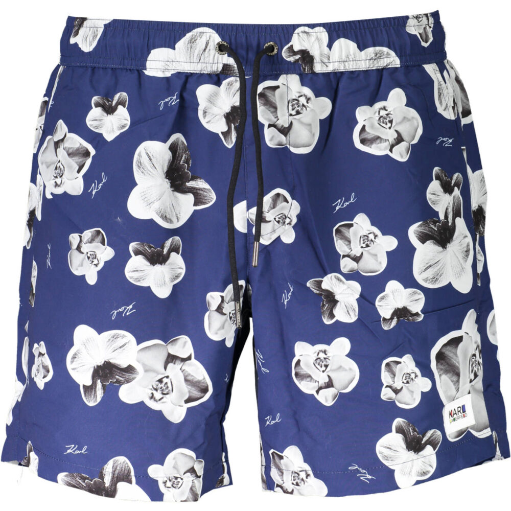 KARL LAGERFELD BEACHWEAR COSTUME PARTE SOTTO UOMO BLU
