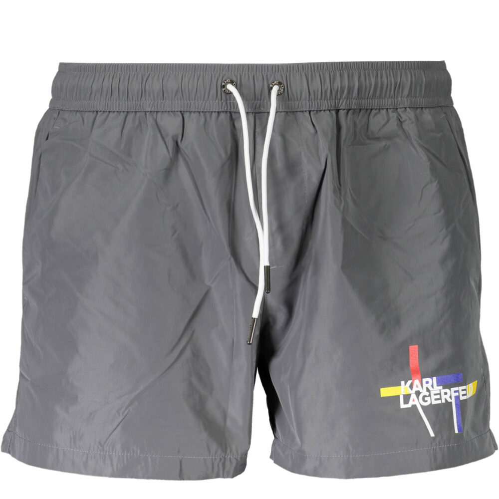 KARL LAGERFELD BEACHWEAR COSTUME PARTE SOTTO UOMO GRIGIO