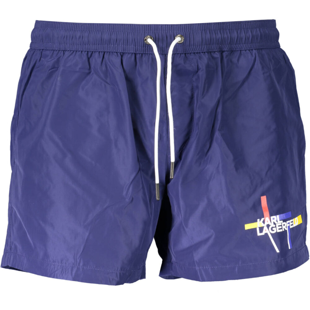 KARL LAGERFELD BEACHWEAR COSTUME PARTE SOTTO UOMO BLU