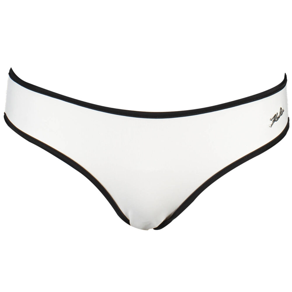 KARL LAGERFELD BEACHWEAR COSTUME PARTE SOTTO DONNA BIANCO
